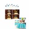 Welcome Baby Cake Toppers Blue Paper Flower Cupcake & Party Décor